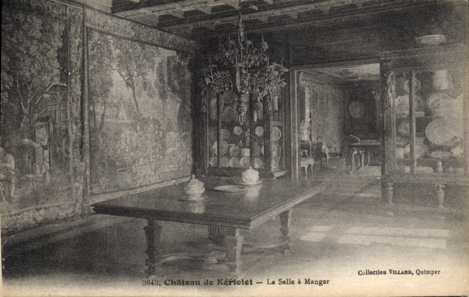 CPA Chateau de Keriolet La Salle a Manger 