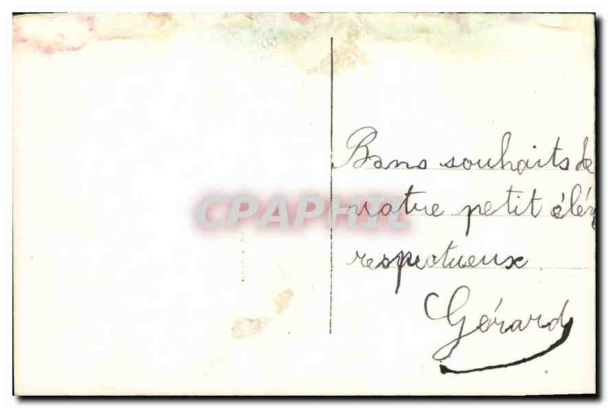 CPA Bonne Fete Enfant — Verso