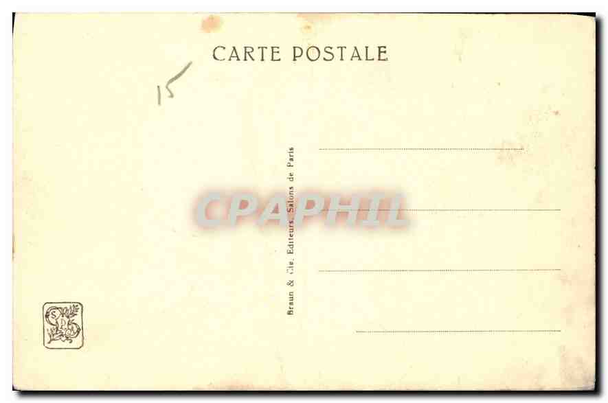 CPA Les enfants Andre Gagey — Verso