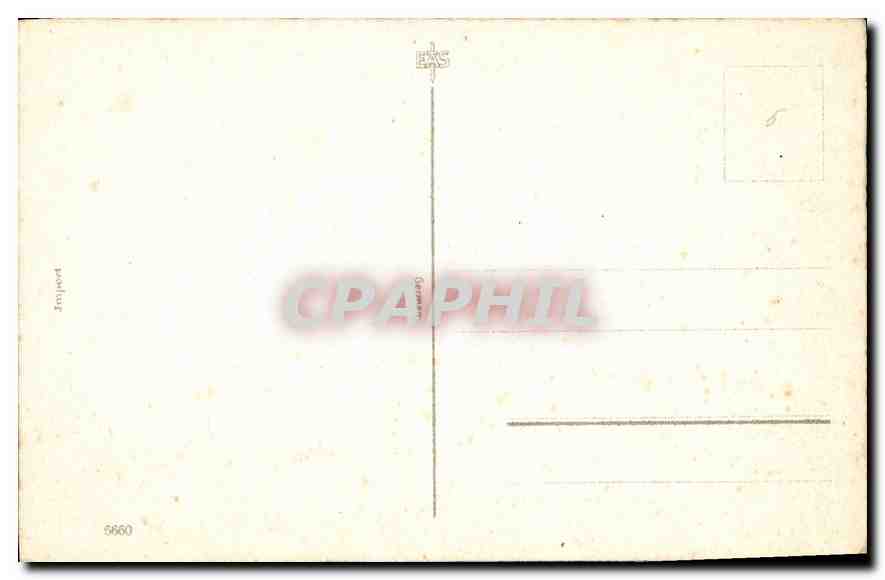 CPA Arbre — Verso