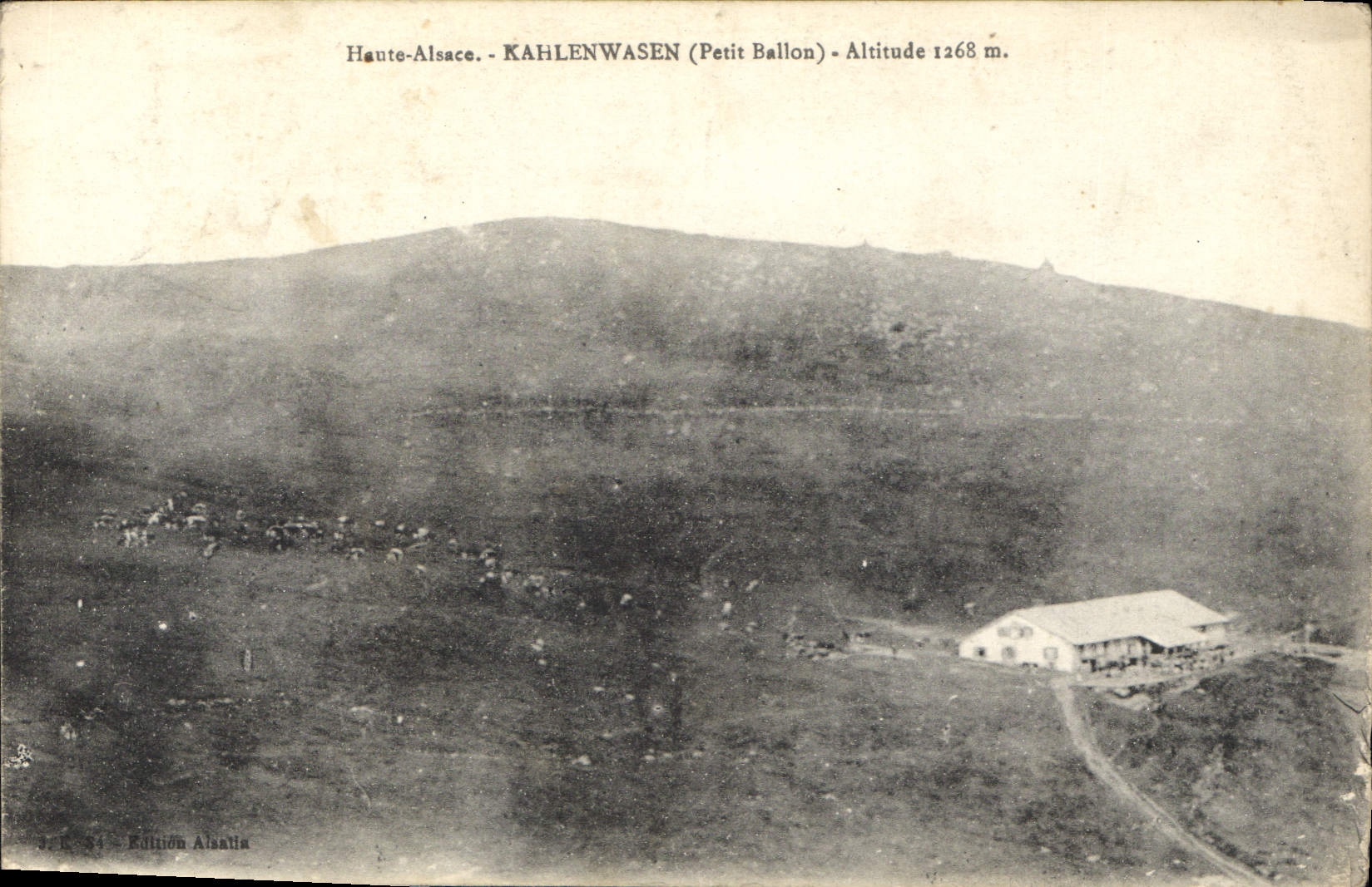 CPA Haute Alsace Kahlenwasen Petit Ballon 