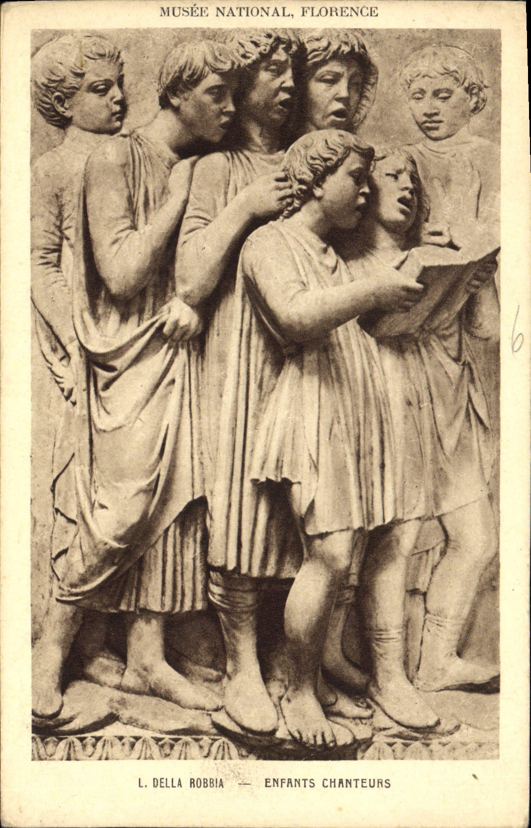 CPA Musee National Florence Enfants Chanteurs 