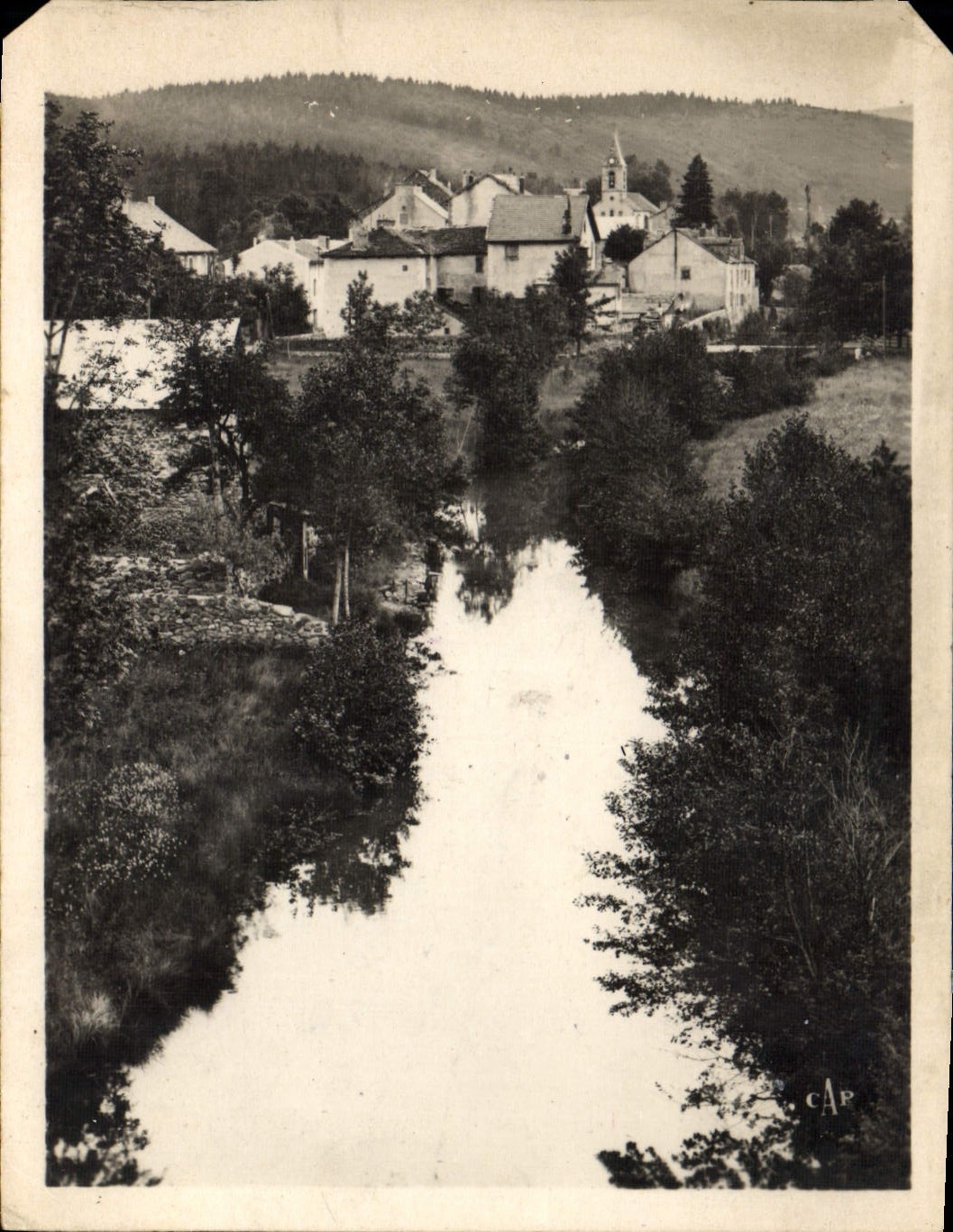 CPA La Bastide Lozere Vue sur l'Allier 