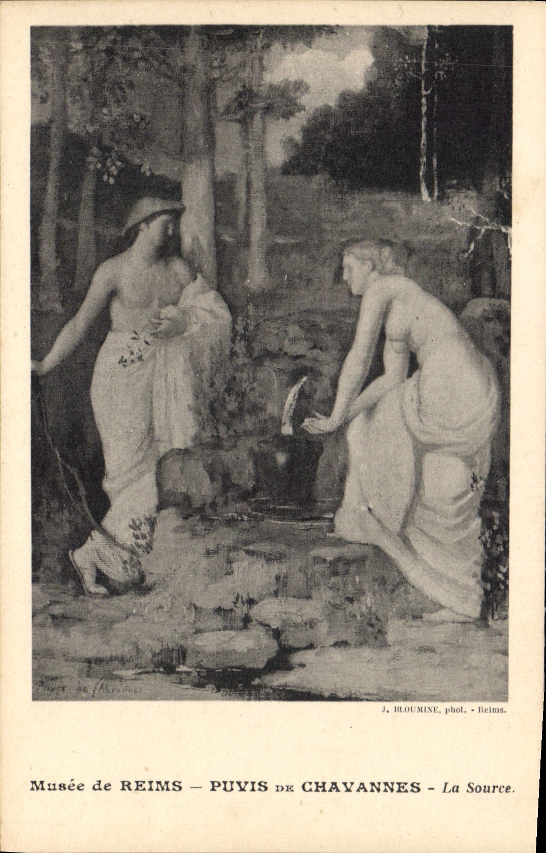 Musée de Reims — Puvuis de Chavannes — La Source — J. Bloumine, phot. Reims