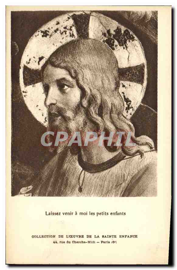 CPA Laissez Venir a moi les petits enfants collection de l'oeuvre de la Sainte Enfance rue du Charch