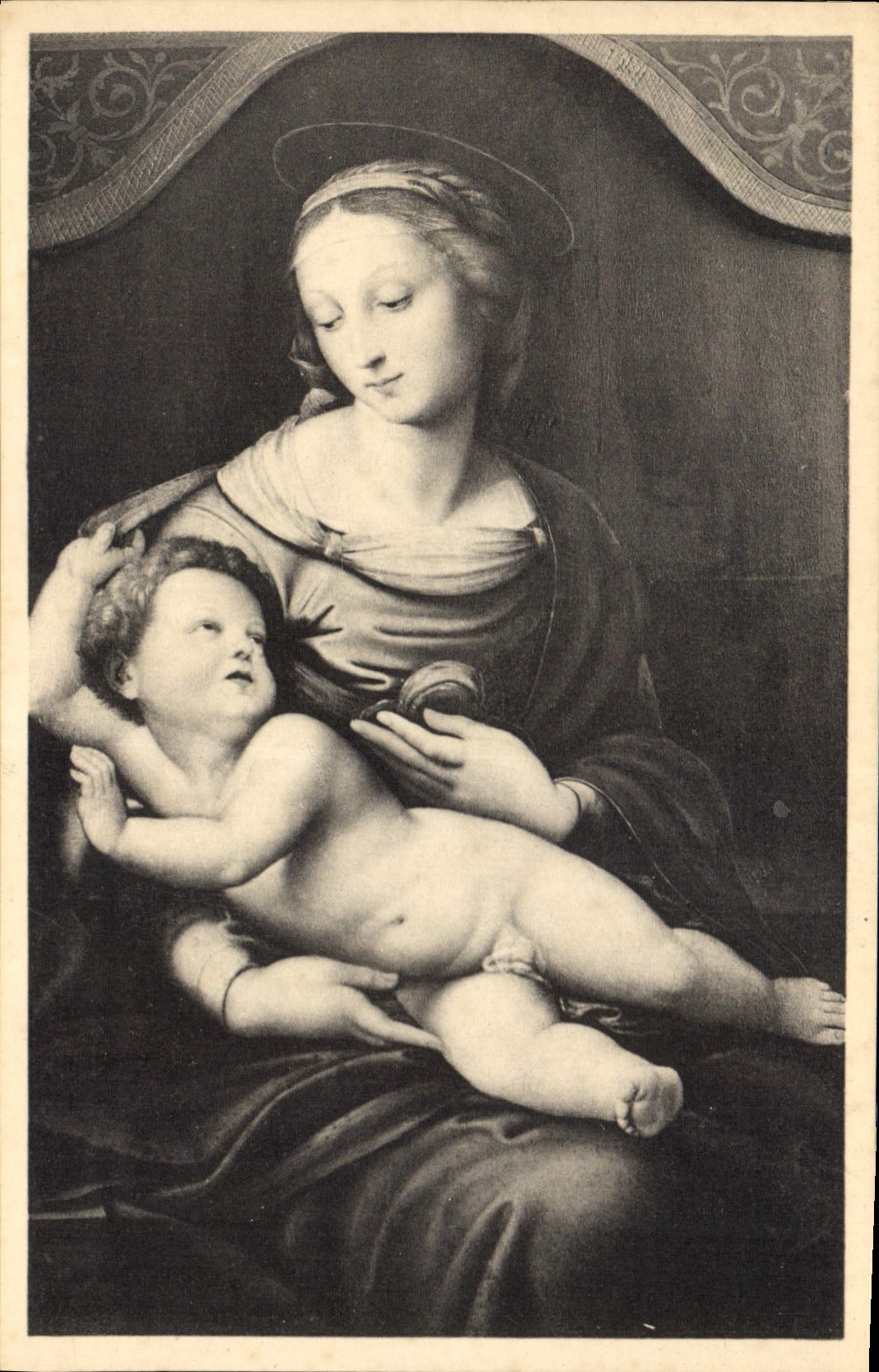 La Vierge et l'Enfant — D'après Raphaël (1483-1520) — Édition Le Bis, n° 573