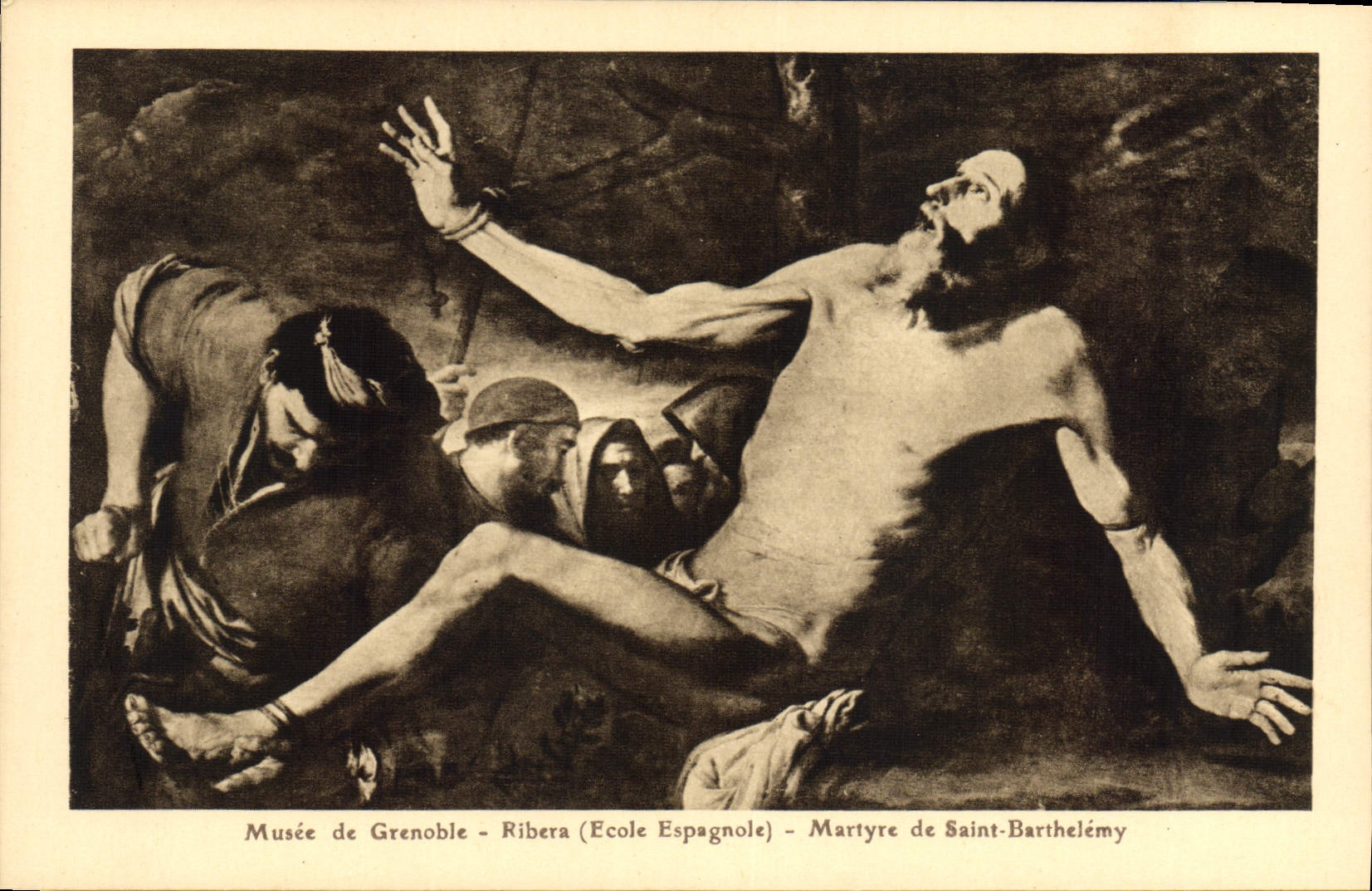 Musée de Grenoble — Martyre de Saint-Barthélémy — Ribera (École Espagnole)