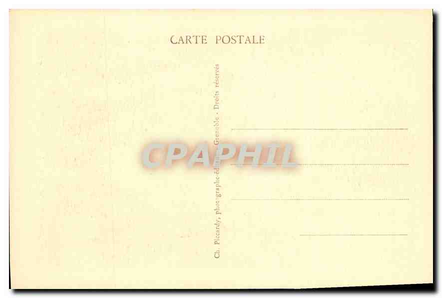 CPA Musee de Grenoble le Perugin Ecole Ombrienne Saint Sebastien et Sainte Apolline  — Verso