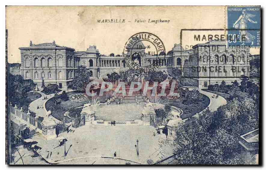 CPA Marseille Palais Longchamp 