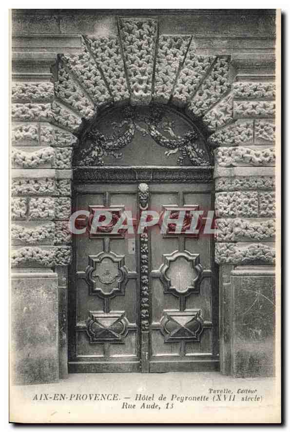 Aix-en-Provence — Hotel de Peyronette (17. Jahrhundert) — Pavelle, Verleger