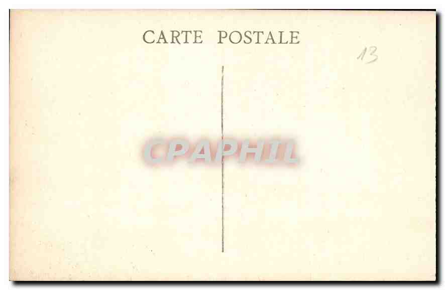 CPA Marseille Notre Dame de la Garde  — Rückseite