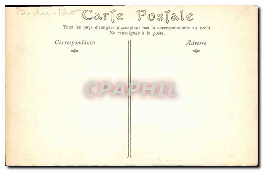 CPA Arles vue exterieure des Arenes  — Verso