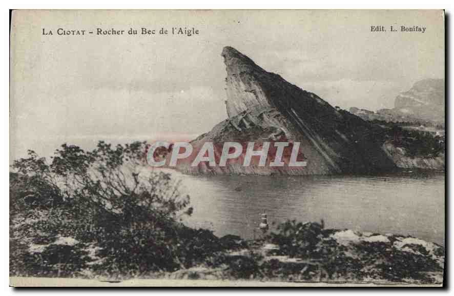 CPA La Ciotat Rocher du Bec de l'Aigle 