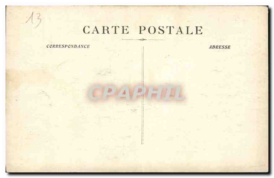 CPA La Ciotat Rocher du Bec de l'Aigle  — Verso
