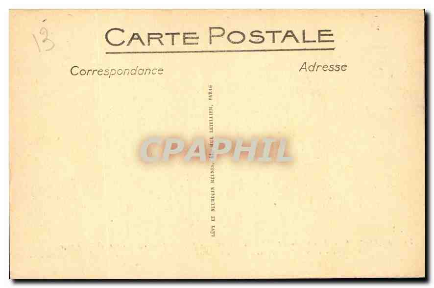 CPA Marseille le Chateau d'If Chateau Fort Bati par Francois Ier  — Verso