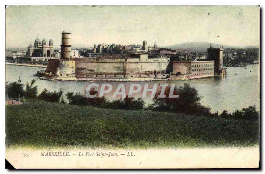 CPA Marseille le Fort Saint Jean