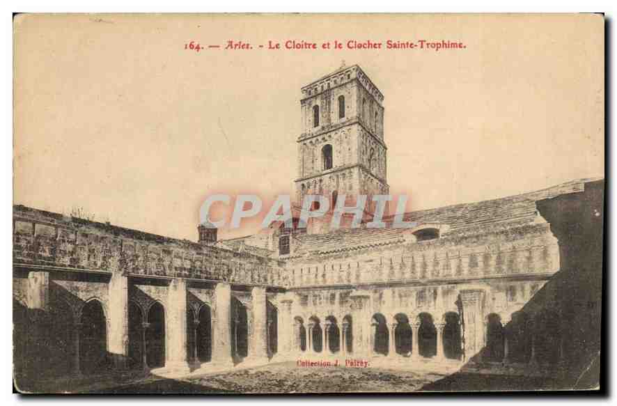 Arles — The Cloister and the Sainte-Trophime Bell Tower — Collection J. Pâlrey, n° 164