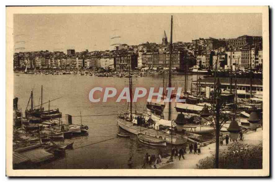 CPA Marseille Bouches du Rhone le Vieux Port Bateaux