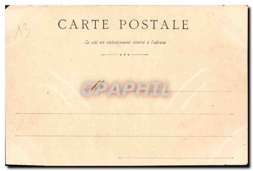 CPA Marseille Ascenseurs de N D de la Garde  — Rückseite