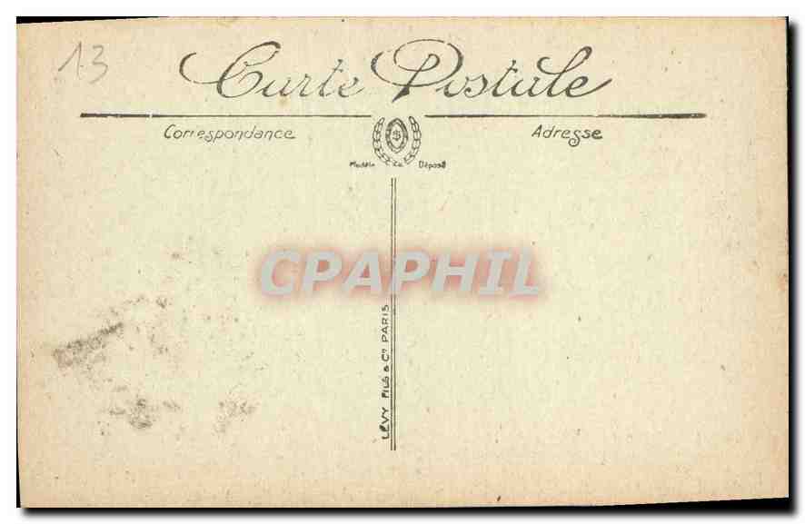 CPA Marseille Notre Dame de la Garde  — Rückseite