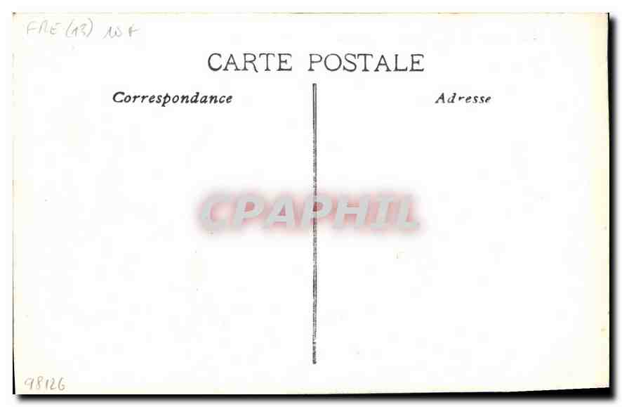 CPA Marseille Fort St Jean et Cathedrale  — Verso