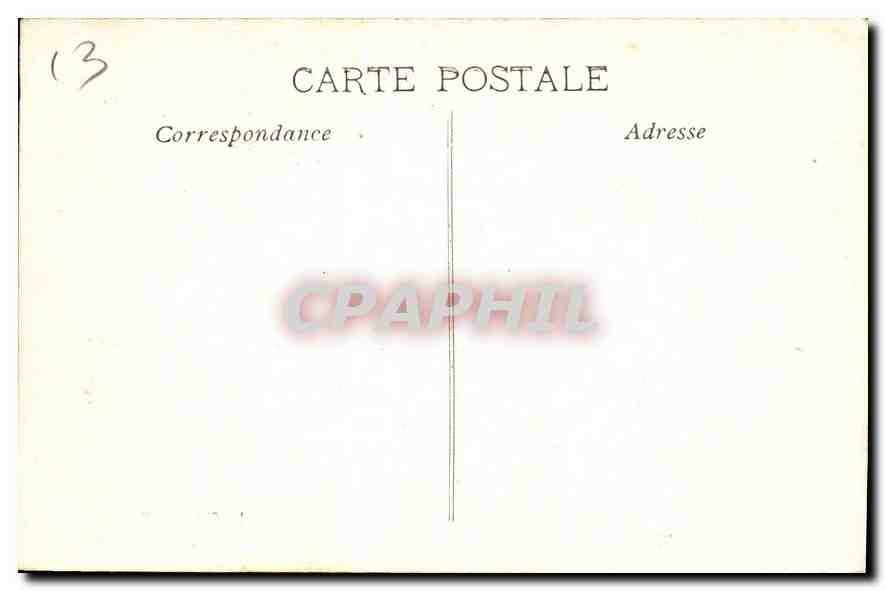 CPA Marseille le Chateau d'If Cour Interieure  — Rückseite