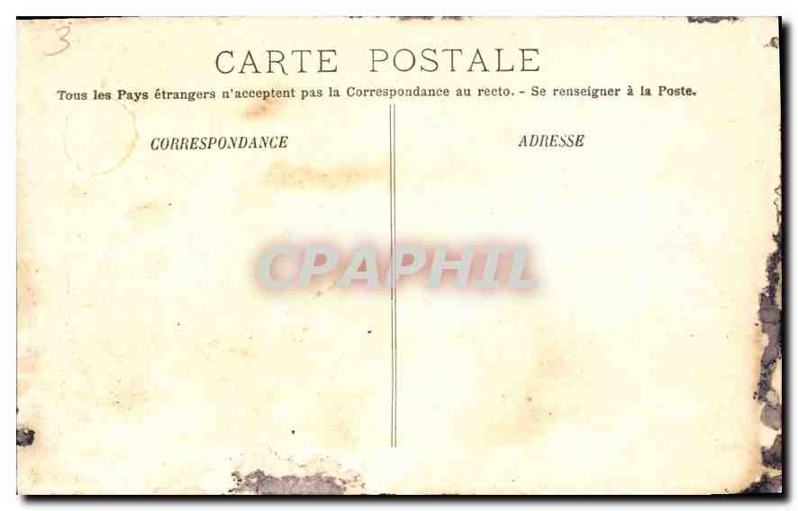 CPA Falaise Eglise Saint Gervais  — Verso