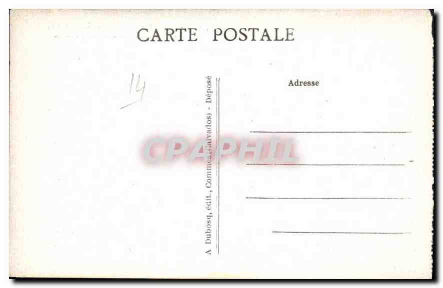 CPA Bayeux Entree de l'ancien Eveche  — Verso