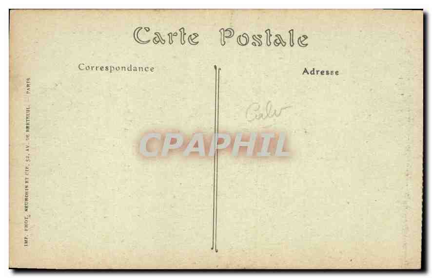 Bayeux — Vieille Maison de la Rue Bienvenue — ND. Phot. — Rückseite