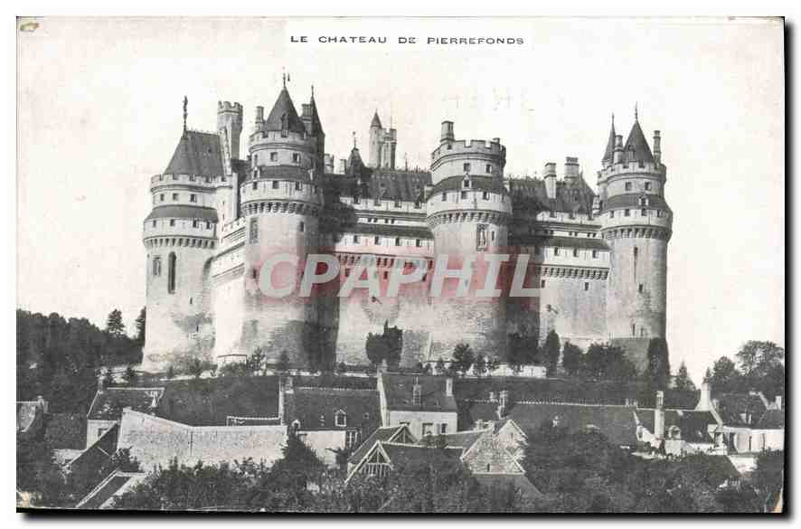Le Château de Pierrefonds — vue panoramique — éditeur non identifié
