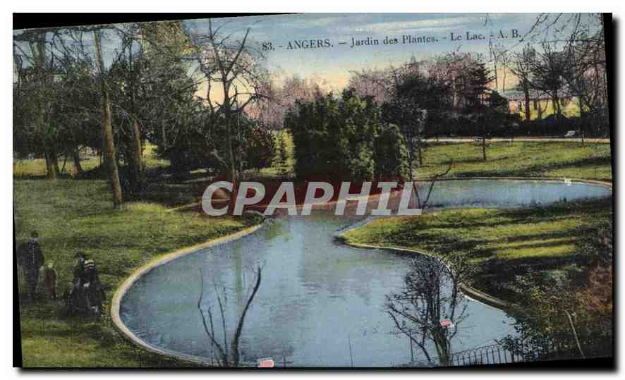 CPA Angers Jardin des Plantes le Lac 