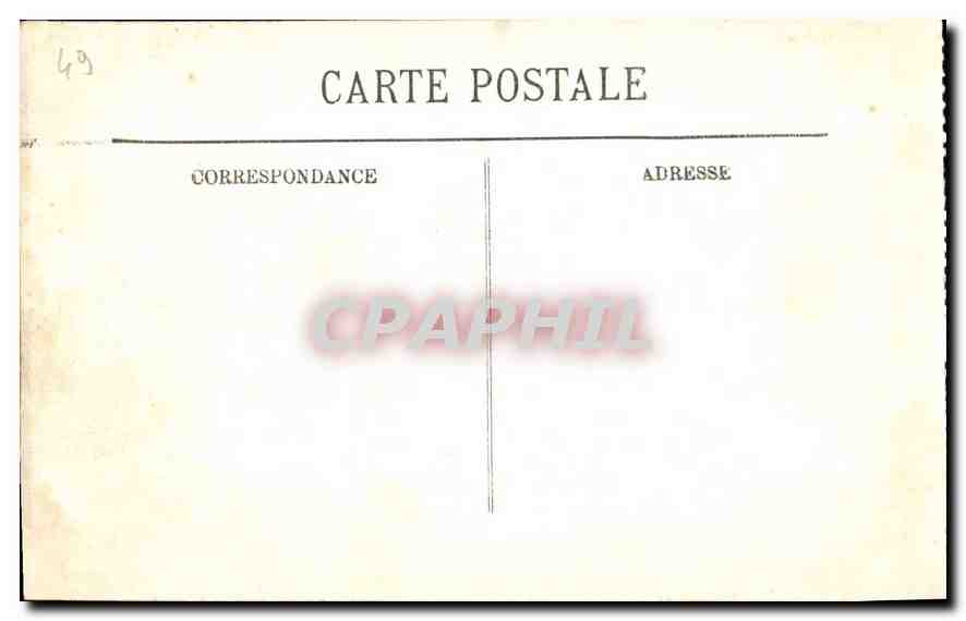 CPA Angers Catastrophe du Pont du la Basse Chaine au Passage du 11 Leger qui fit 223 Victimes 16 Avr — Rückseite