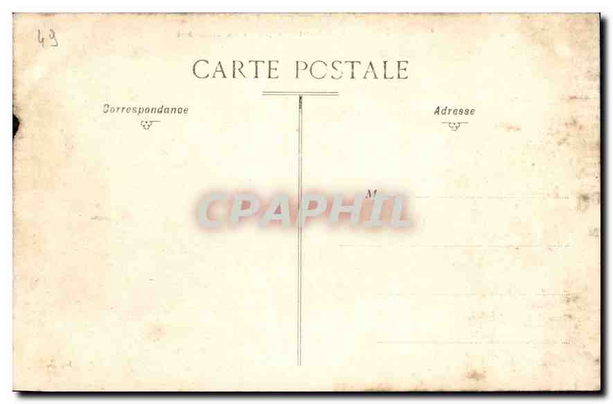 CPA Angers vue generale prise du Chateau  — Rückseite
