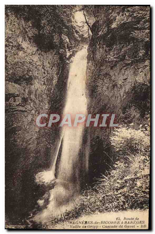 Pagnères-de-Bigorre — Cascade de Gavet — Bloc Frères, éditeurs, Bordeaux
