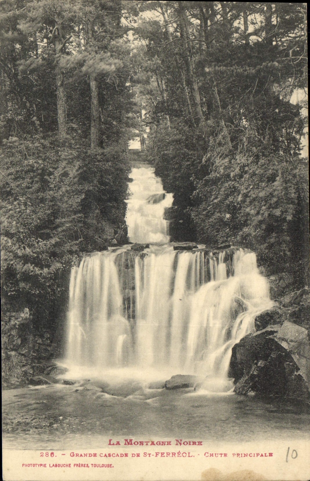 CPA La Montagne Noire Grande Cascade de St Ferreol Chute Principale 