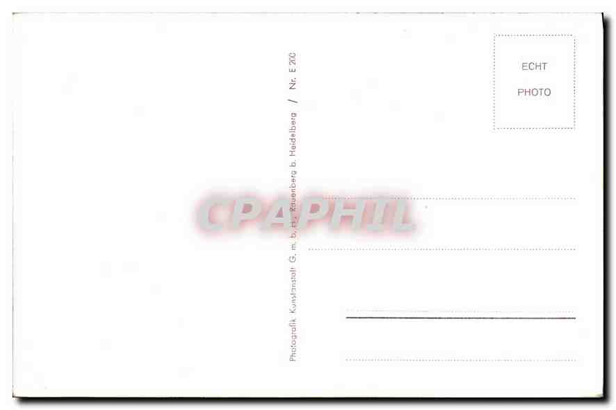 CPA Erbach I Odenw Schoss  — Rückseite