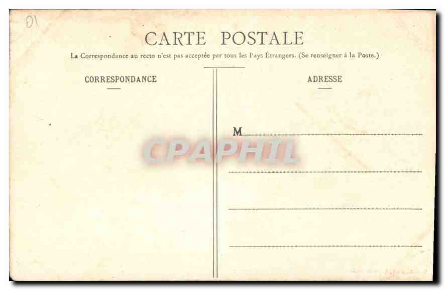 CPA Joli Pont de Cize Bolozon sur la Riviere d'Ain  — Rückseite