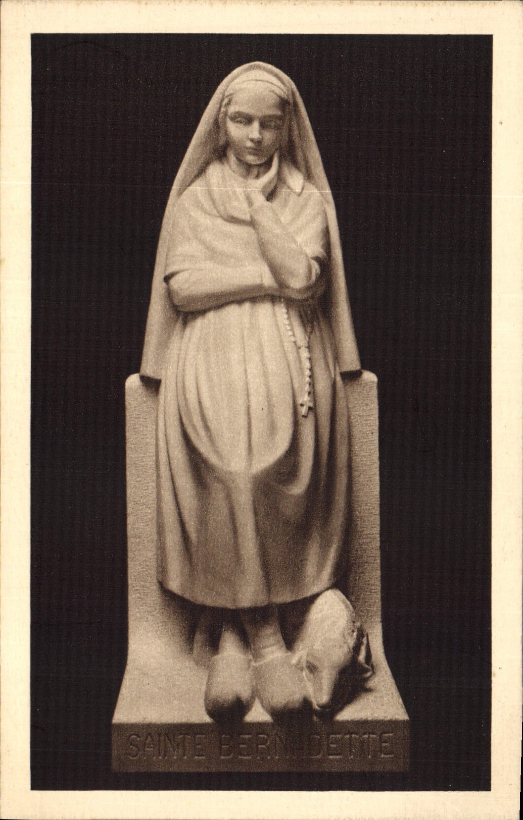 CPA Hartmann Sculp Oeuvre de la Grotte Lourdes 
