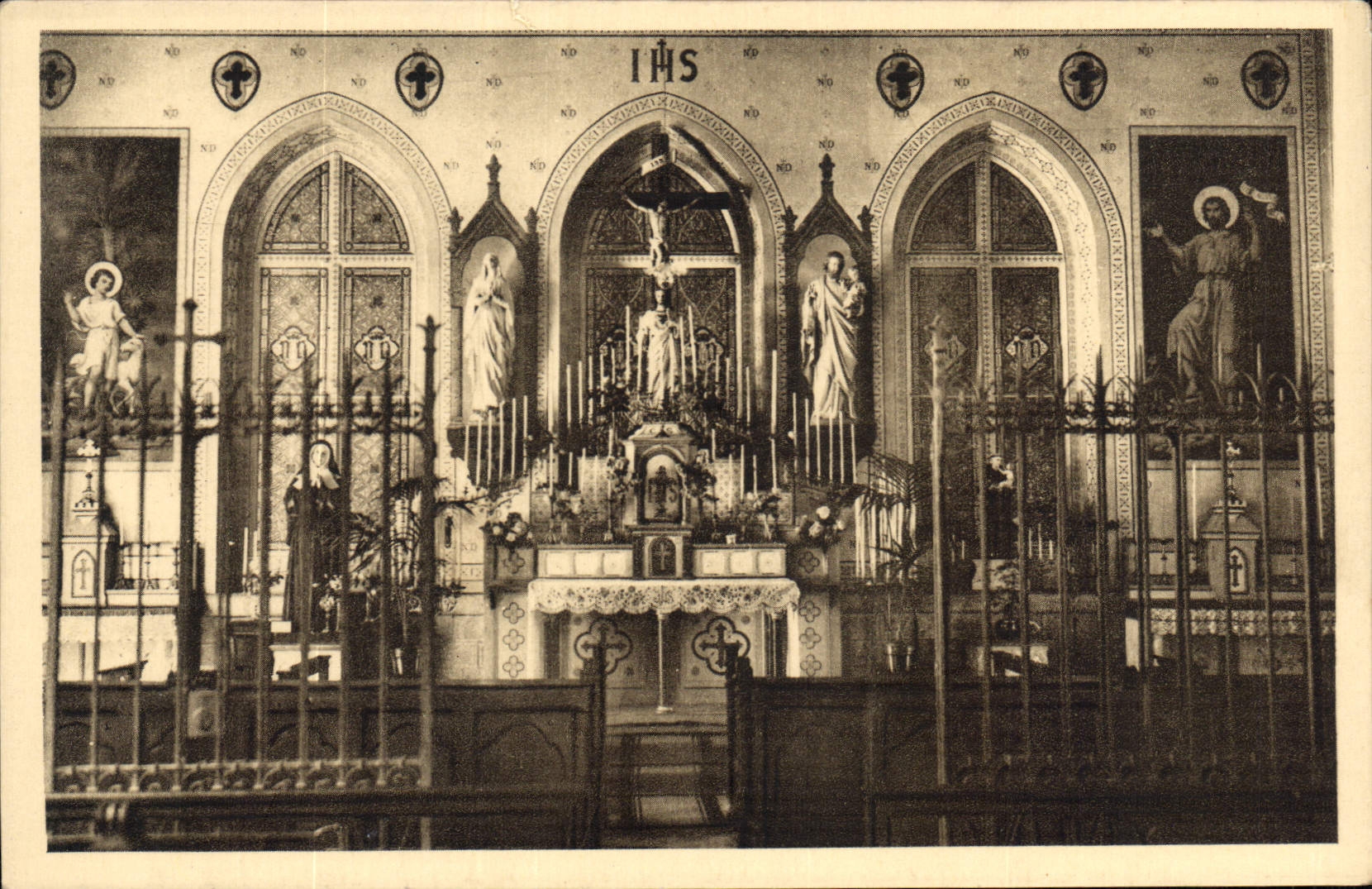 CPA Lourdes Chapelle de l'Asile Notre Dame 