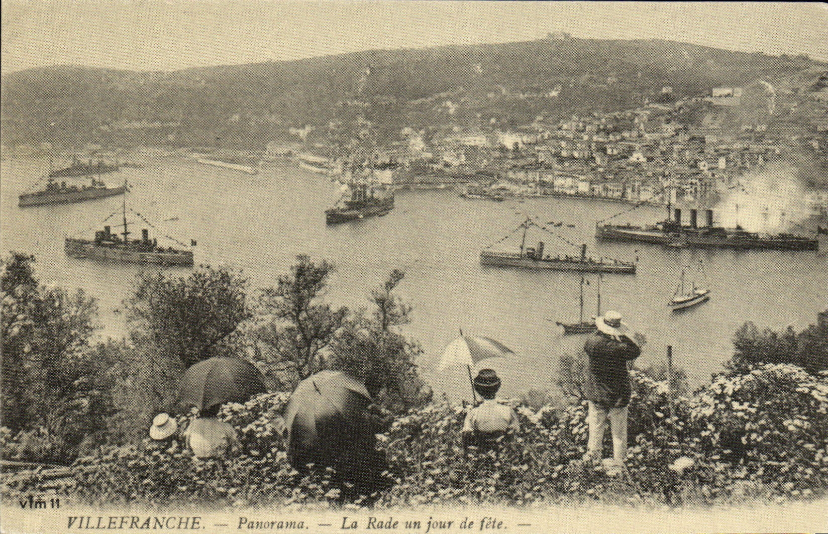 Villefranche — Panorama — La Rade un jour de fête — vtm 11