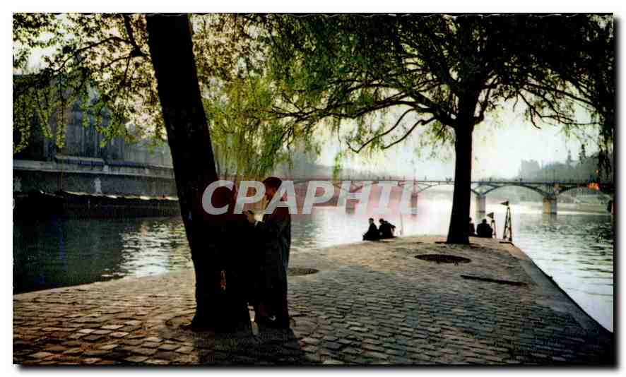 CPA Paris Pointe de la Cite et Pont des Arts 