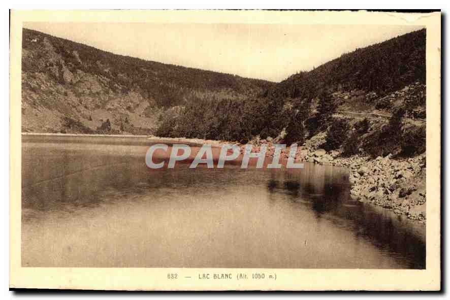 Lac Blanc — Alt. 1080 m. — Restaurant L. Géraud, Lac Noir, Strasbourg