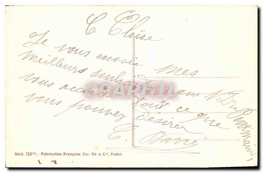 CPA Joyeux Noel  — Rückseite