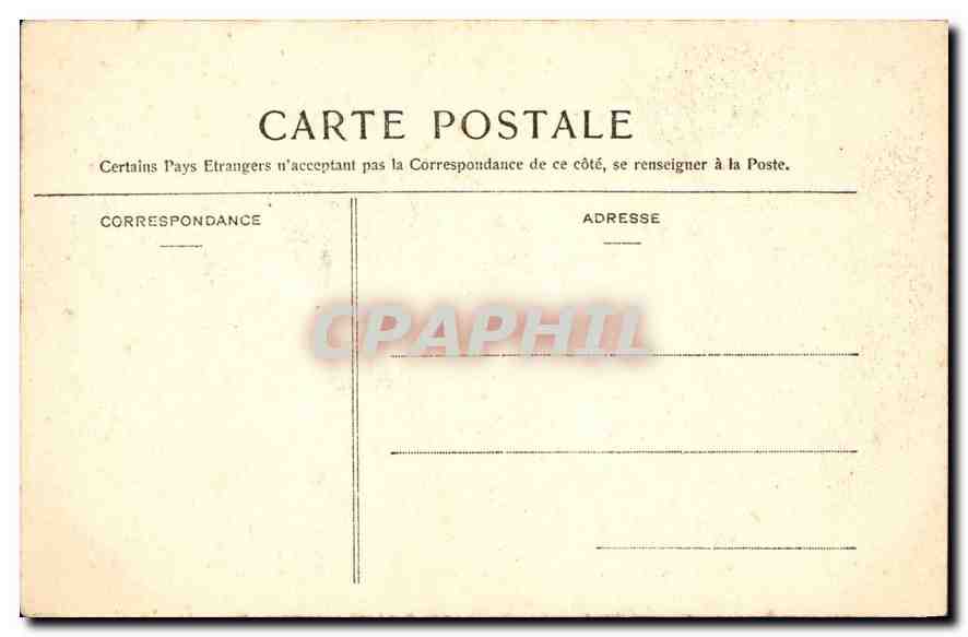 CPA Gerardmer le Pont des Fees  — Verso