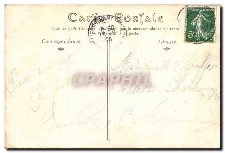 CPA La Delivrande Calvados Notre Dame la Vierge Miraculeuse  — Back