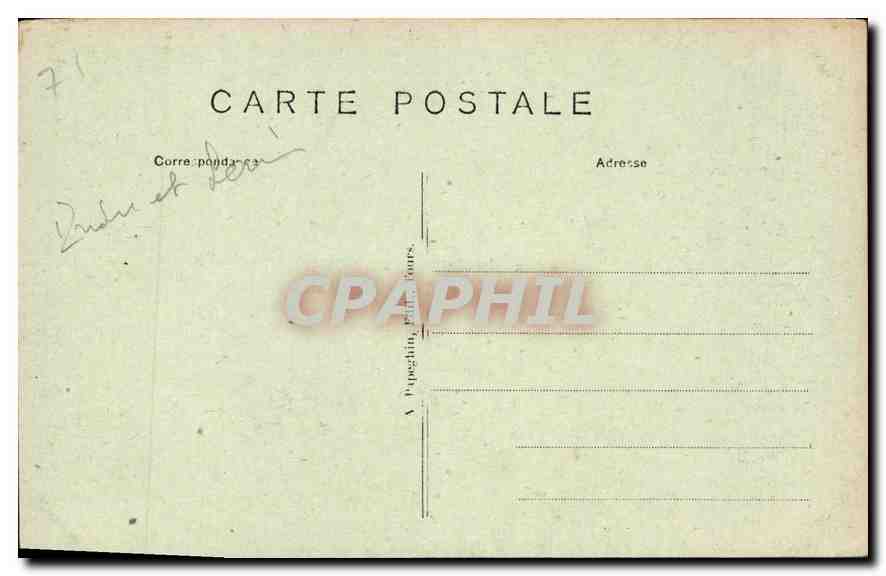 CPA Tours St Symphorien I et L l'Eglise Cote Sud XV et XVI S  — Rückseite