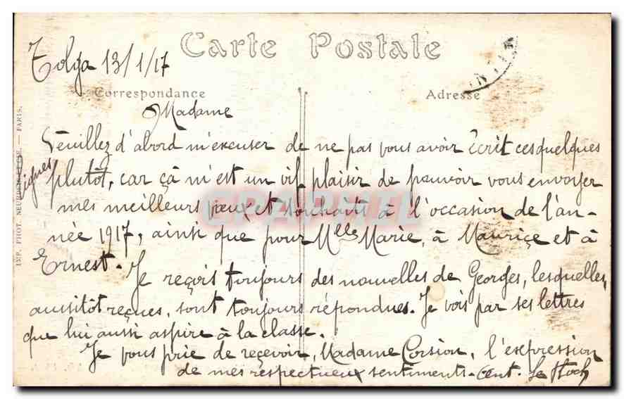 CPA Bone Hippone le Tombeau et la Basilique Saint Augustin  — Rückseite