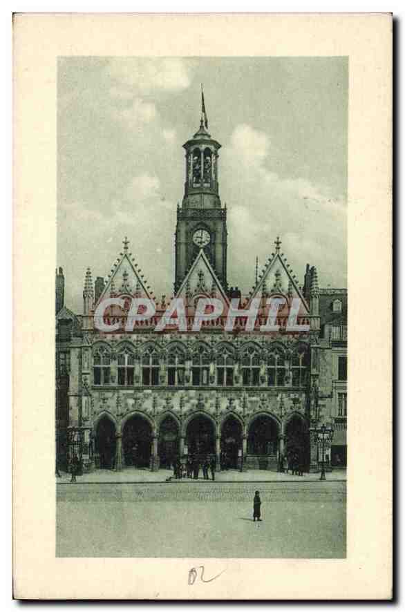 CPA Saint Quentin l'Hotel de Ville 