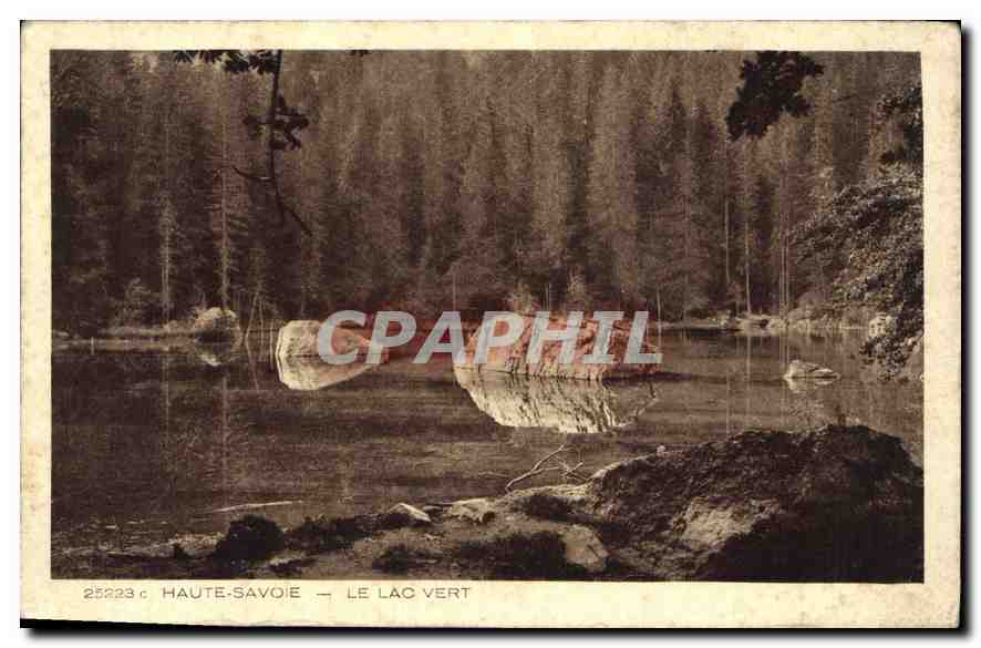 CPA Haute Savoie le Lac Vert 