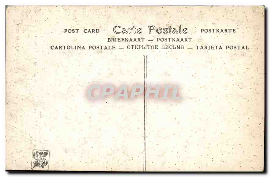CPA Jean de la Fontaine Desca Salon de 1911 — Rückseite